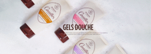 a group of bottles of gels