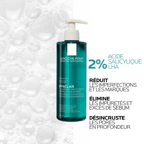 EFFACLAR GEL PURIFIANT MICRO-PEELING IMPERFECTIONS SÉVÈRES – Image 3
