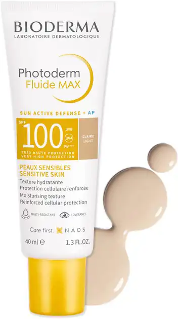 BIODERMA PHOTODERM FLUIDE MAX SPF 100 TEINTE TRES CLAIRE – Image 2