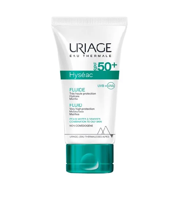 URIAGE – Hyséac Fluide Hydratant Matifiant SPF50+ – 50ml