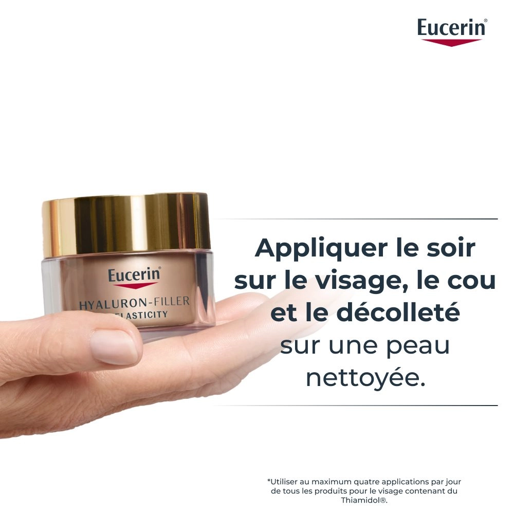 EUCERIN – Hyaluron-Filler + Elasticity Soin de Nuit – 50ml – Image 5