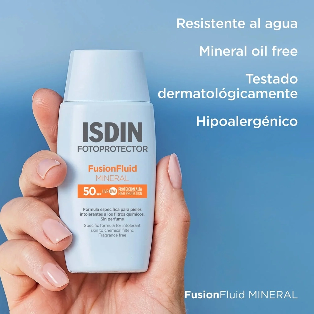ISDIN – Fotoprotector Fusion Fluid Mineral Solaire SPF50 – 50ml – Image 3