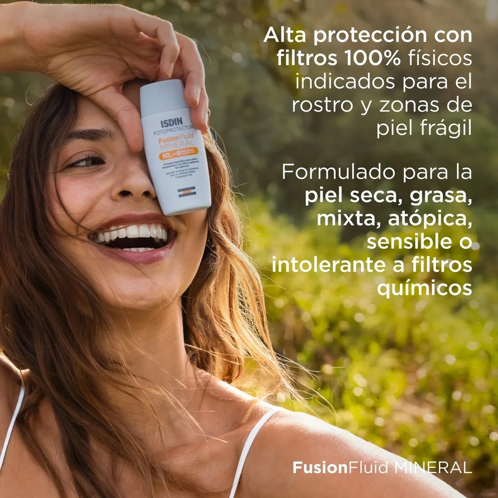 ISDIN – Fotoprotector Fusion Fluid Mineral Solaire SPF50 – 50ml – Image 2