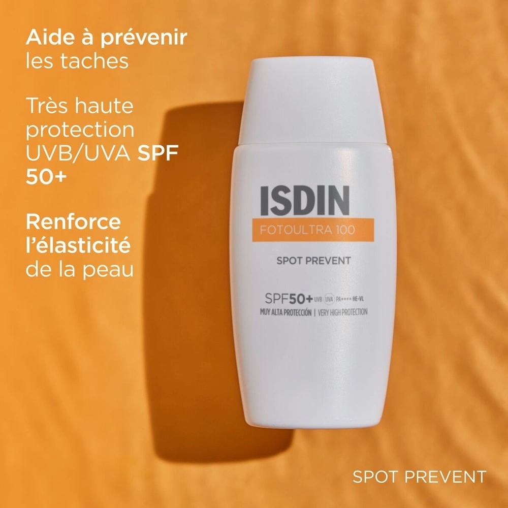 ISDIN – Fotoultra 100 Spot Prevent Solaire SPF50+ – 50ml – Image 3