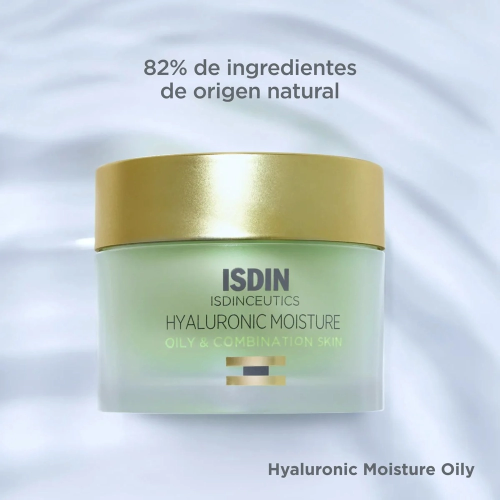ISDIN – Isdinceutics Hyaluronic Moisture Crème Hydratante Peau Mixte à Grasse – 50g – Image 3