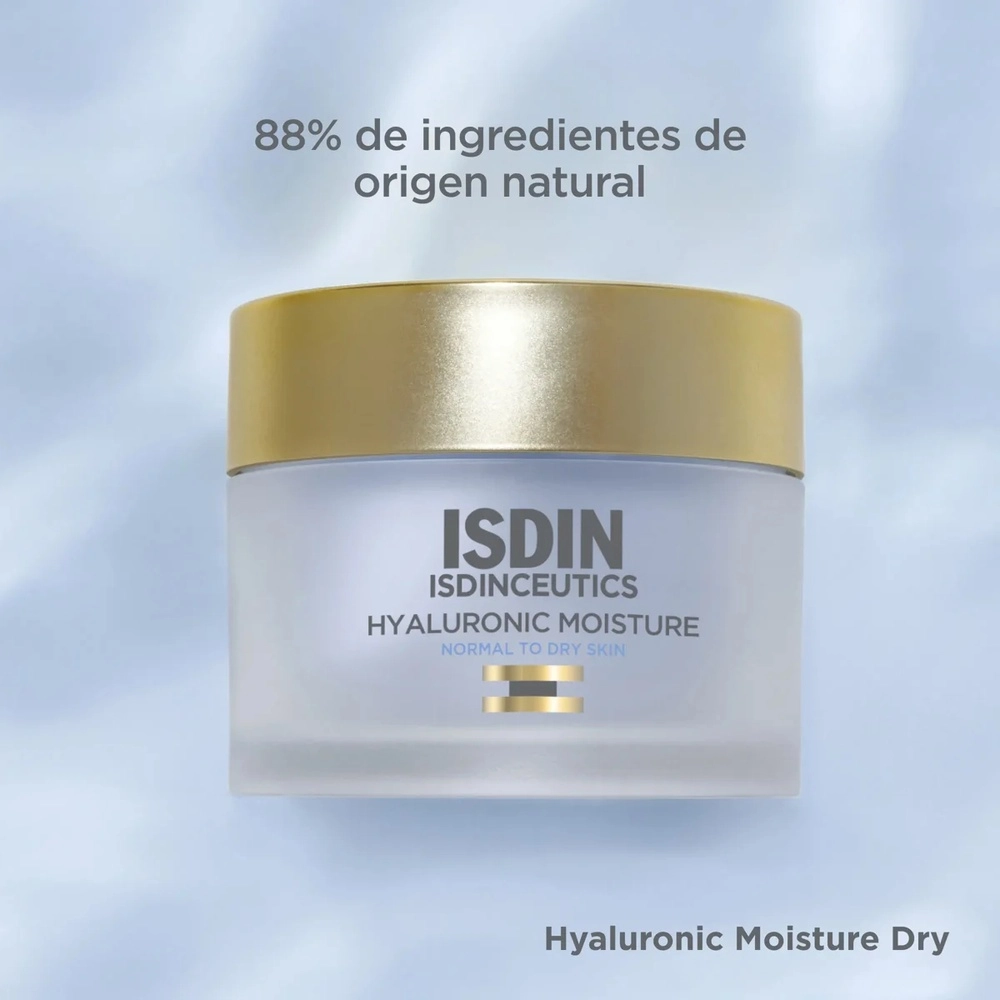 ISDIN – Isdinceutics Hyaluronic Moisture Crème Hydratante Peau Normale à Sèche – 50g – Image 3