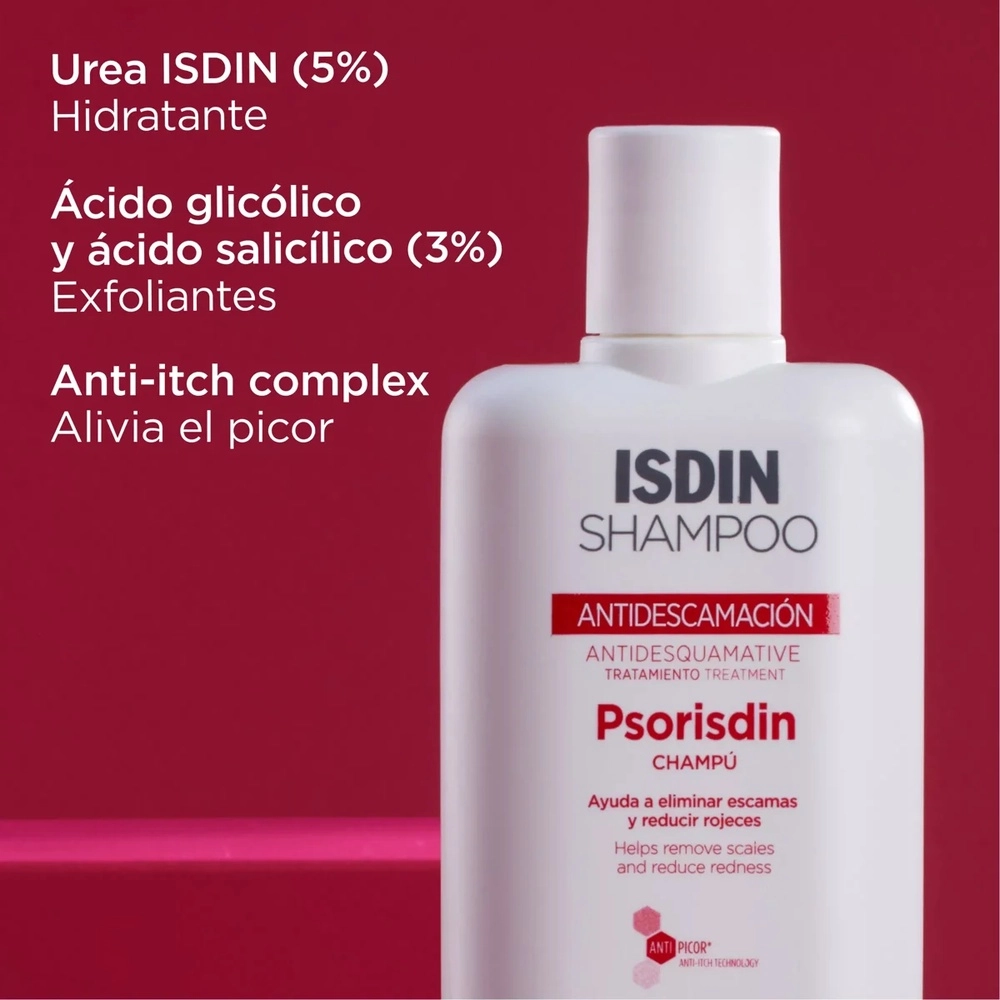 ISDIN – Shampoo Shampoing Psorisdin Antipeliculaire – 200ml – Image 7