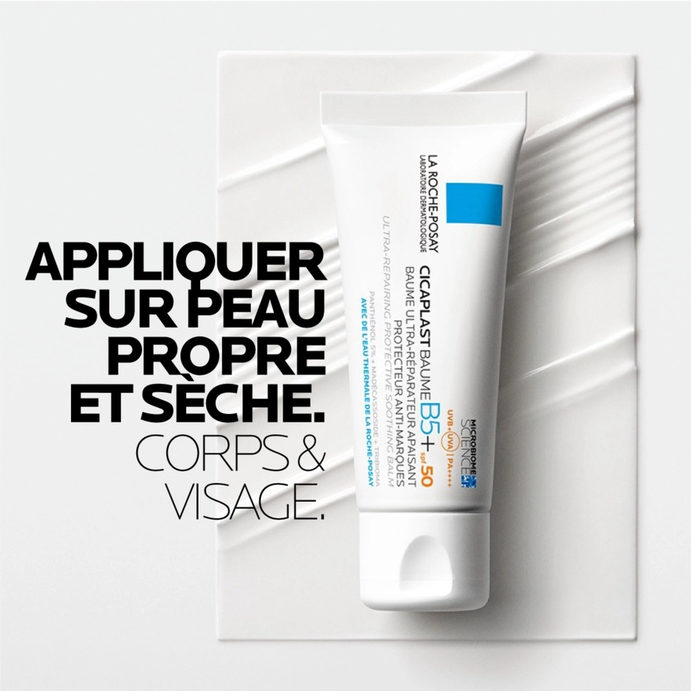LA ROCHE-POSAY – Cicaplast Baume B5+ SPF50 Baume Réparateur Ultra Apaisant – 40ml – Image 3