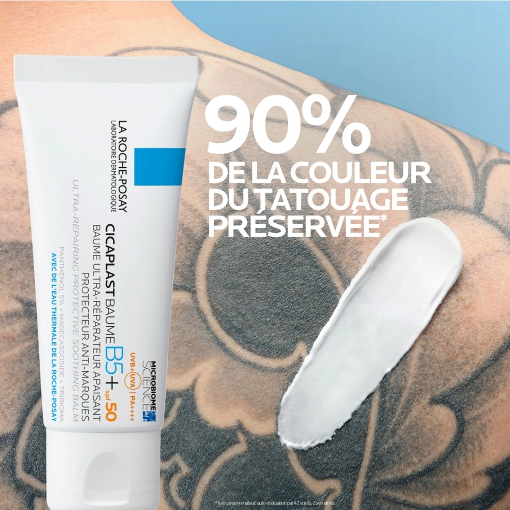 LA ROCHE-POSAY – Cicaplast Baume B5+ SPF50 Baume Réparateur Ultra Apaisant – 40ml – Image 2