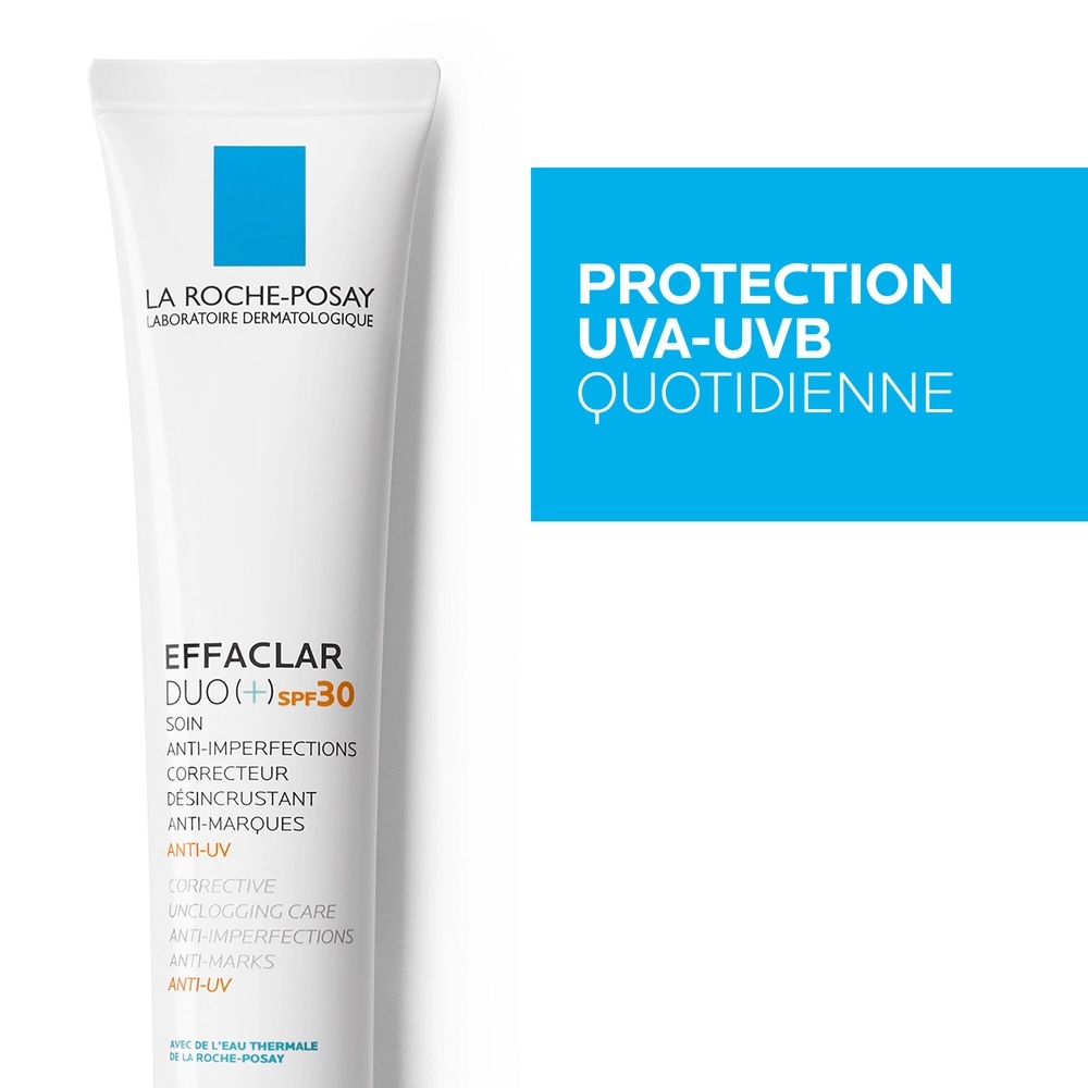 LA ROCHE-POSAY – Effaclar Duo(+) SPF30 Soin Anti-Imperfections – 40ml – Image 4