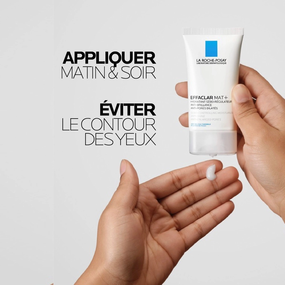 LA ROCHE-POSAY – Effaclar Mat+ Hydratant Sébo-Régulateur – 40ml – Image 4