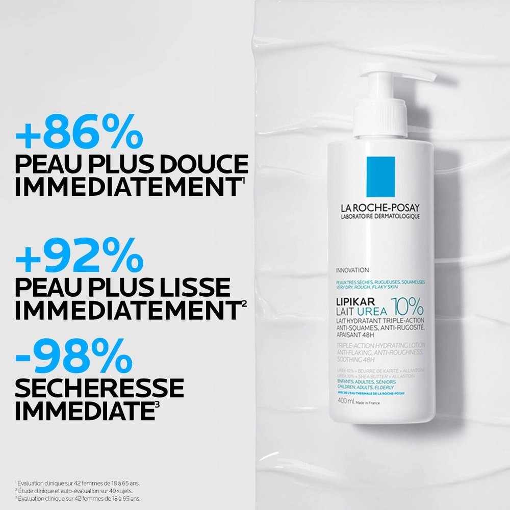 LA ROCHE-POSAY – Lipikar Lait Urea 10% Hydratant – 400ml – Image 2