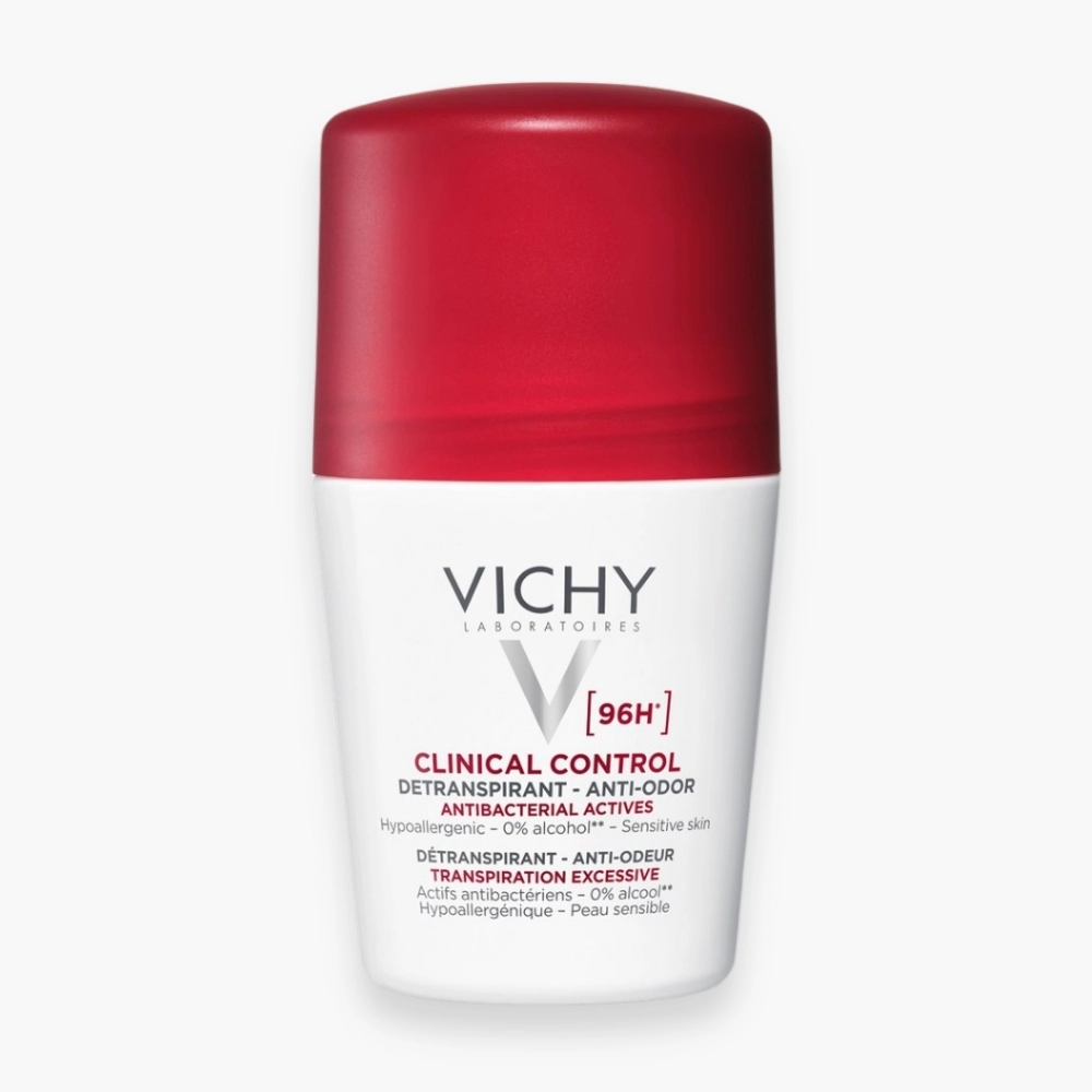 VICHY – Déodorant Roll-On Clinical Control Détranspirant Anti-Odeur 96h – 50ml